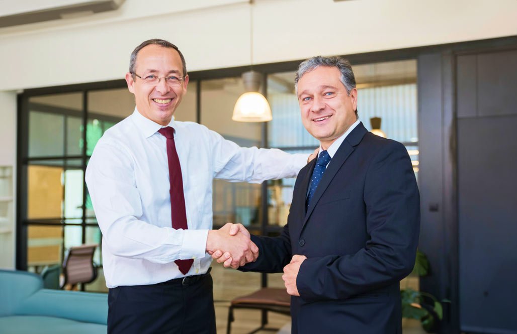 Two Men Shaking Hands Two Men Shaking Hands